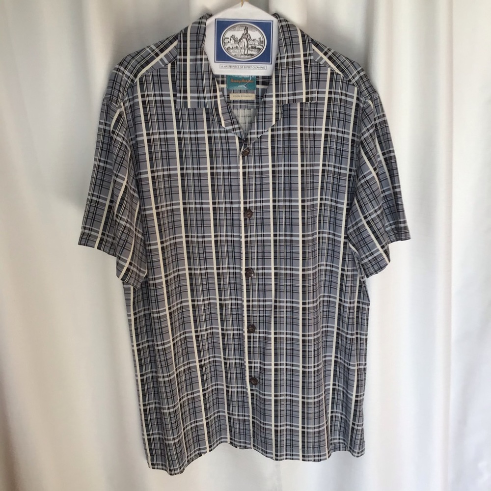 Tommy Bahama Large Button Down Silk Shirt #2276